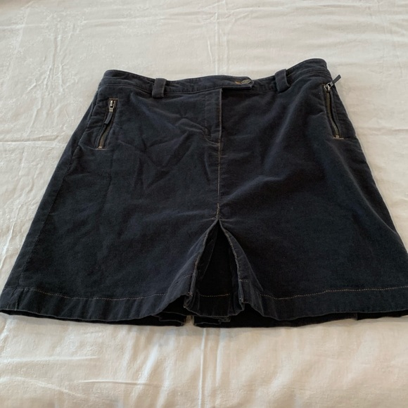 Brooks Brothers dark gray corduroy skirt size 10 - Picture 1 of 9